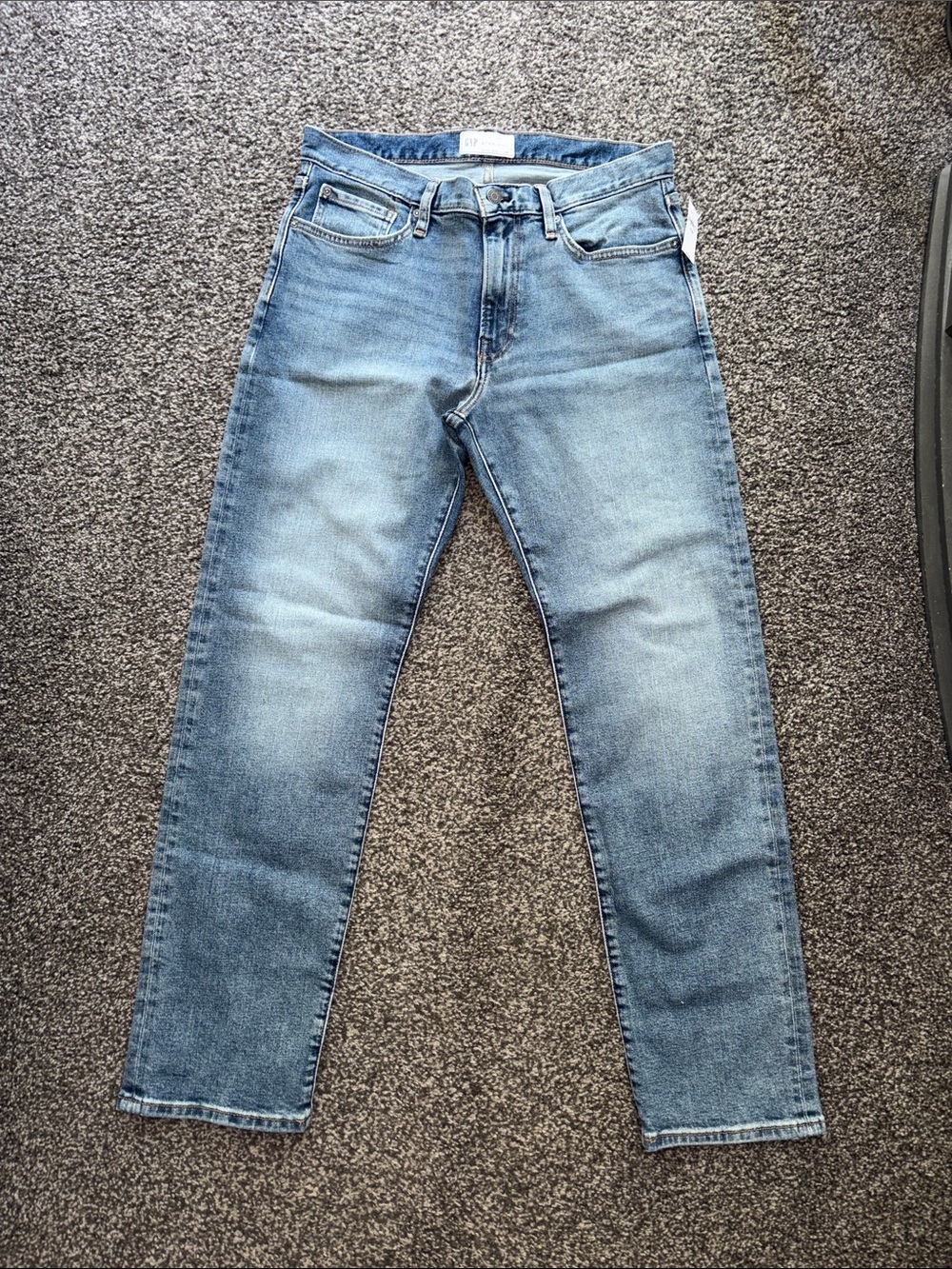 Gap Men's Straight-Leg Denim Jeans Medium Light Wash NWT Size 31/30